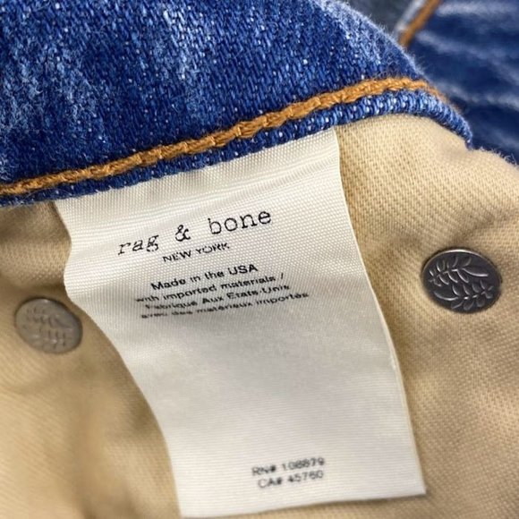 rag & bone NEW YORK Women's Blue Jean Denim Skirt Size 26 - Picture 4 of 9